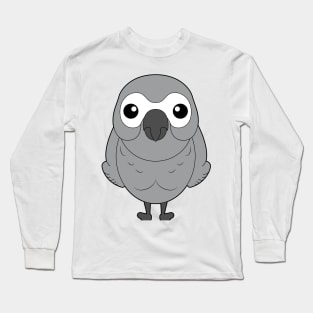 Grey Bird Long Sleeve T-Shirt